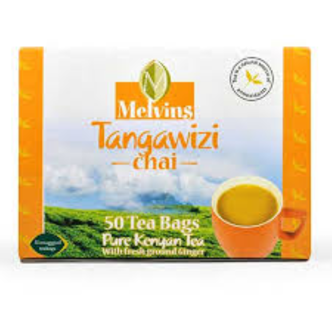 MELVINS GINGER TEABAGS 50 S STRINGS & TAG